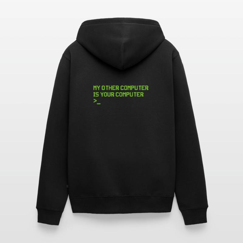 Hacker Coder Computer Hacking Gift Unisex Premium Organic Zip Hoodie
