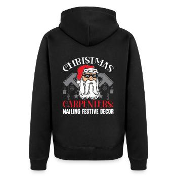 Se précipiter à travers le dentifrice Zahnmedizinische Nous - Veste à capuche bio Premium Unisexe - noir - Dos - Nico (187cm)