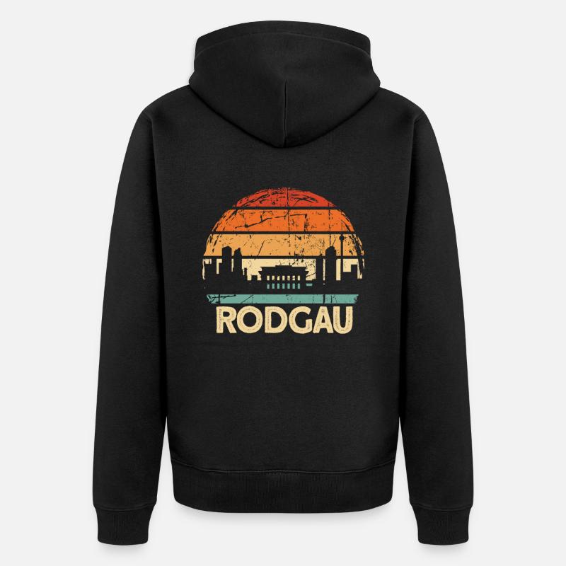 Rodgau - Veste à capuche bio Premium Unisexe - noir