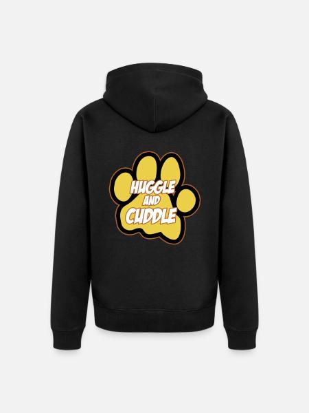 Furry Fandom Fursona Fursuit Paw - Unisex Premium Organic Zip Hoodie - black