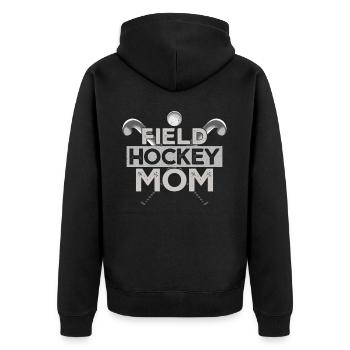 Hockey sur gazon Maman Hockey sur gazon Maman - Veste à capuche bio Premium Unisexe - noir - Dos - Nico (187cm)