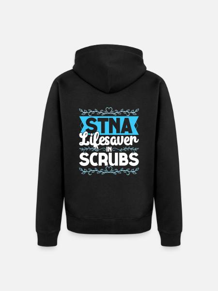 Nursing Assistant Nursing Assistant - Unisex Premium Organic Zip Hoodie - black