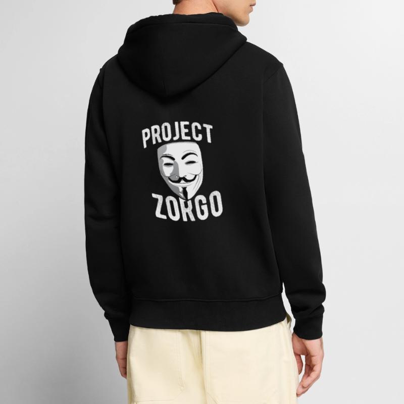 Hacker Coder Computer Hacking Gift Unisex Premium Organic Zip Hoodie