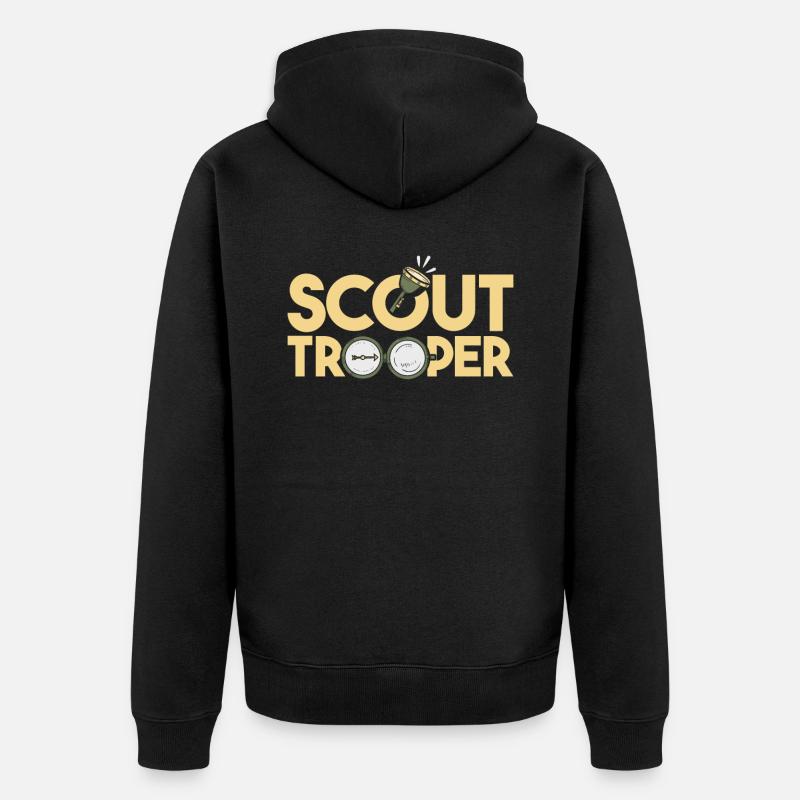 Boy Scout Scout Trooper - Veste à capuche bio Premium Unisexe - noir
