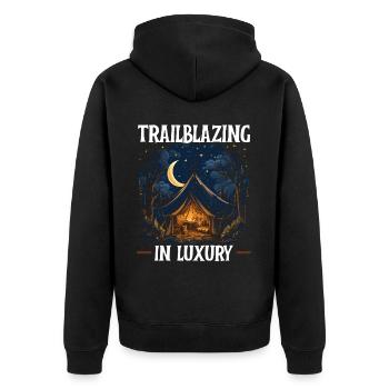 Glamping Camper Nature Camp Tente Happy Glamper - Veste à capuche bio Premium Unisexe - noir - Dos - Nico (187cm)