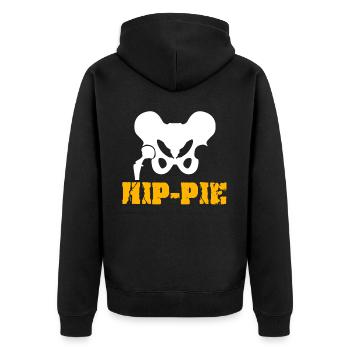 Chirurgie de la hanche Tattoo Joke Hip - Veste à capuche bio Premium Unisexe - noir - Dos - Nico (187cm)