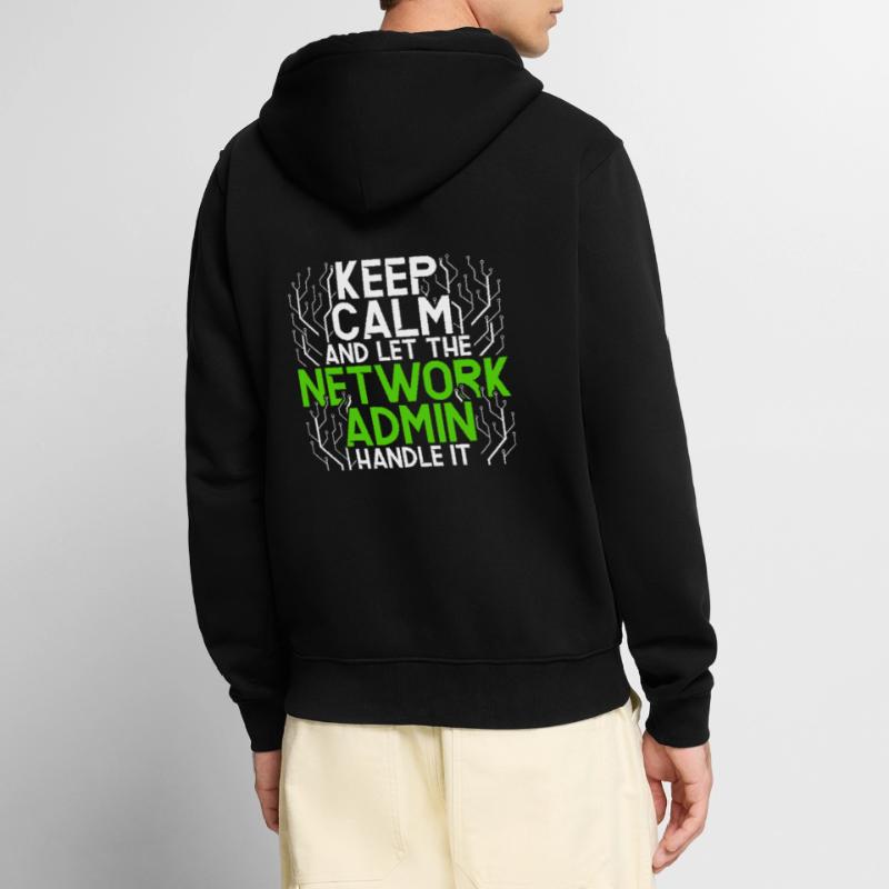 Network Administrator Programmer Unisex Premium Organic Zip Hoodie