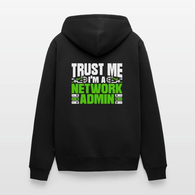 Programmer Network Administrator Unisex Premium Organic Zip Hoodie