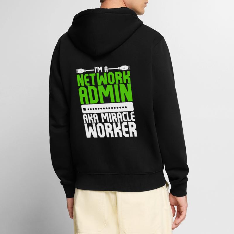 Programmer Network Administrator Unisex Premium Organic Zip Hoodie