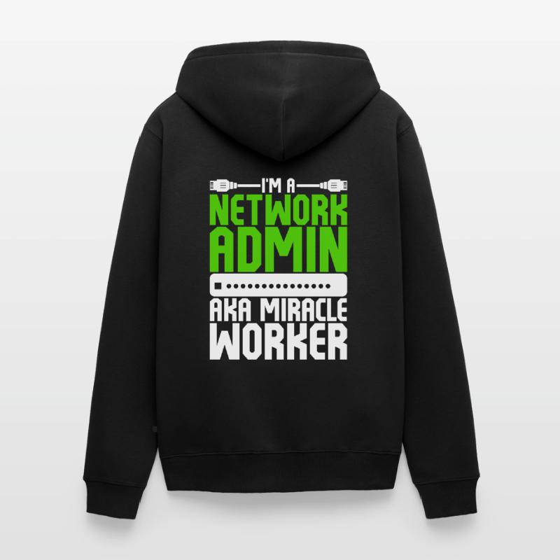Programmer Network Administrator Unisex Premium Organic Zip Hoodie