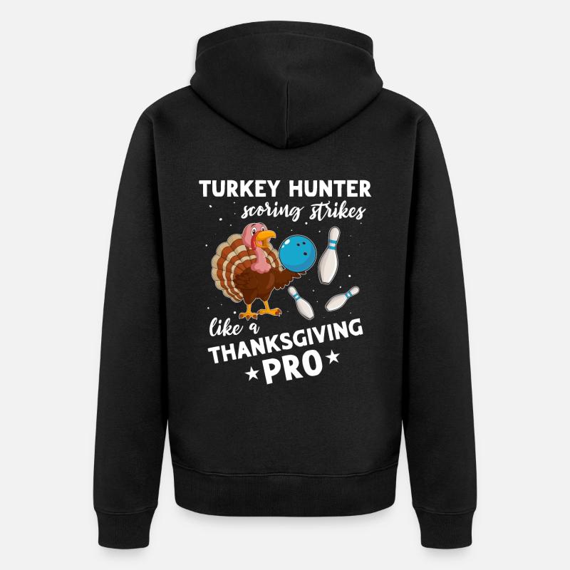 Bowling Turquie - Veste à capuche bio Premium Unisexe - noir