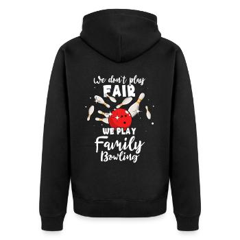 Quilles Famille Quille - Veste à capuche bio Premium Unisexe - noir - Dos - Nico (187cm)