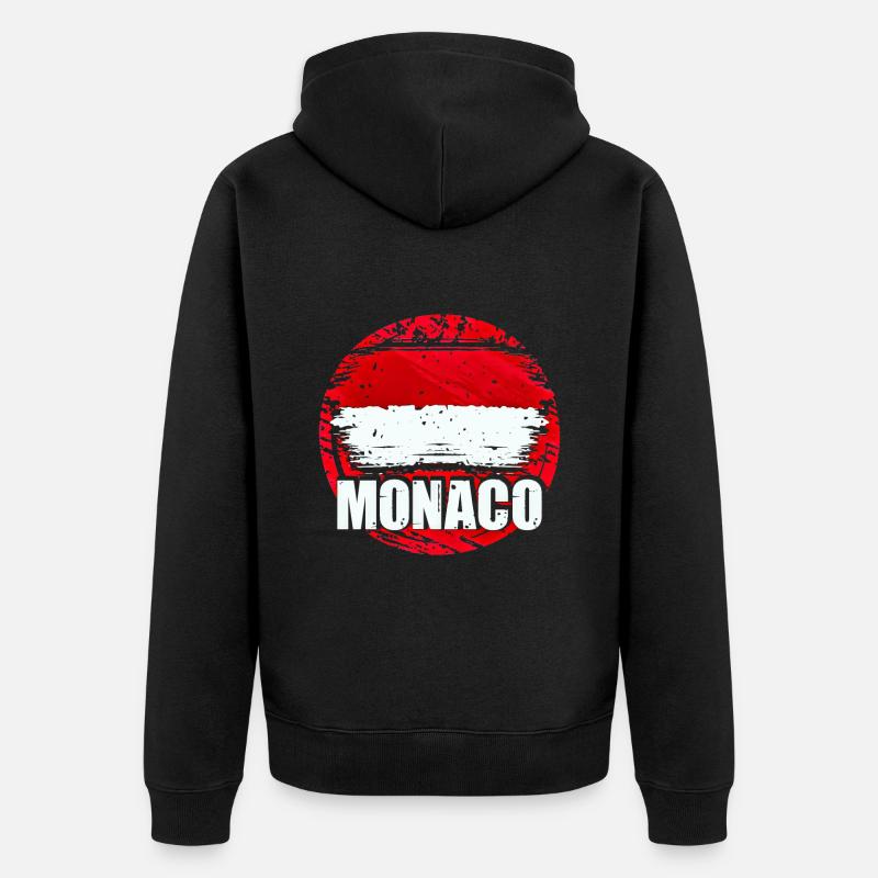 Monaco - Veste à capuche bio Premium Unisexe - noir