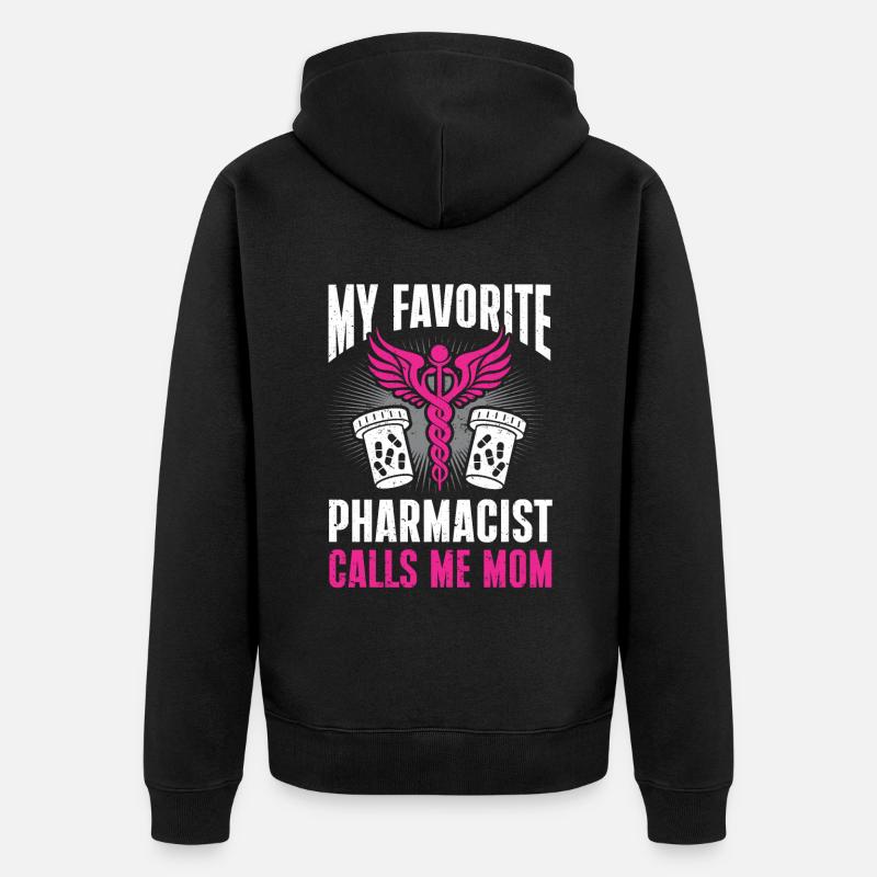 Pharmacie de cadeaux d’apothicaire - Veste à capuche bio Premium Unisexe - noir