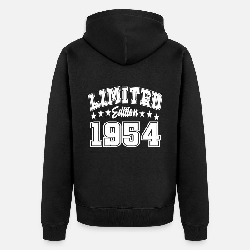 Édition limitée 1954 - Veste à capuche bio Premium Unisexe - noir