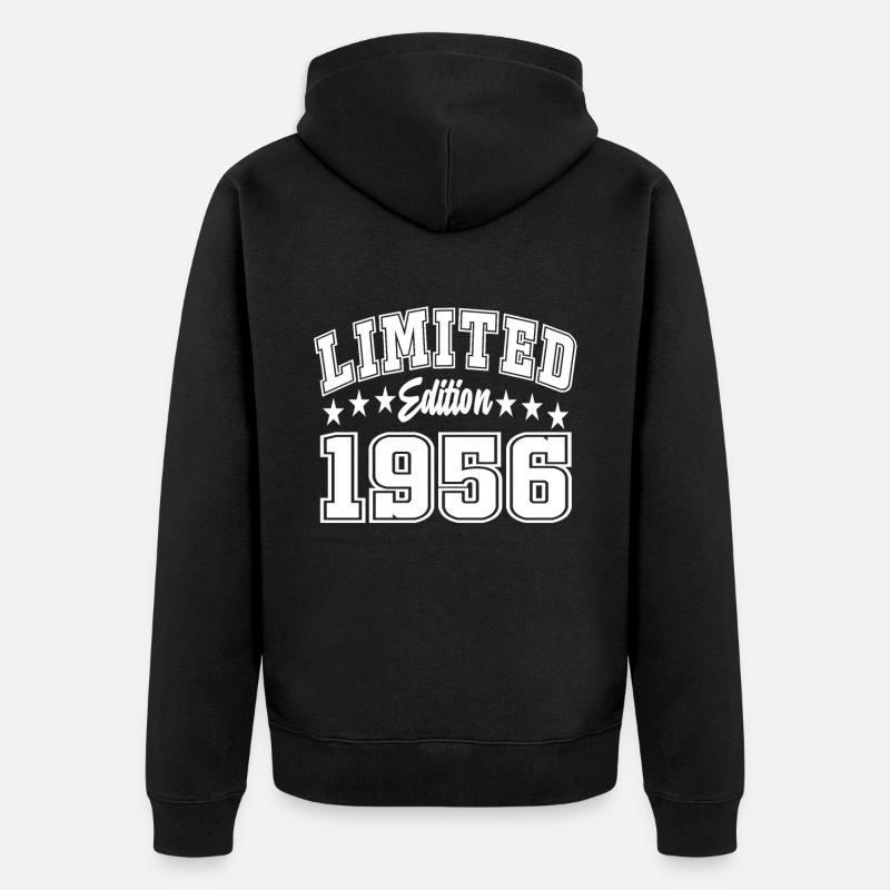 Édition limitée 1956 - Veste à capuche bio Premium Unisexe - noir
