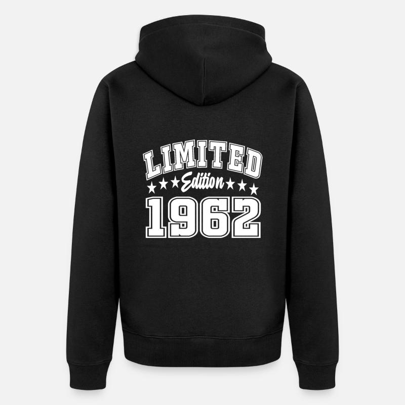 Édition limitée 1962 - Veste à capuche bio Premium Unisexe - noir