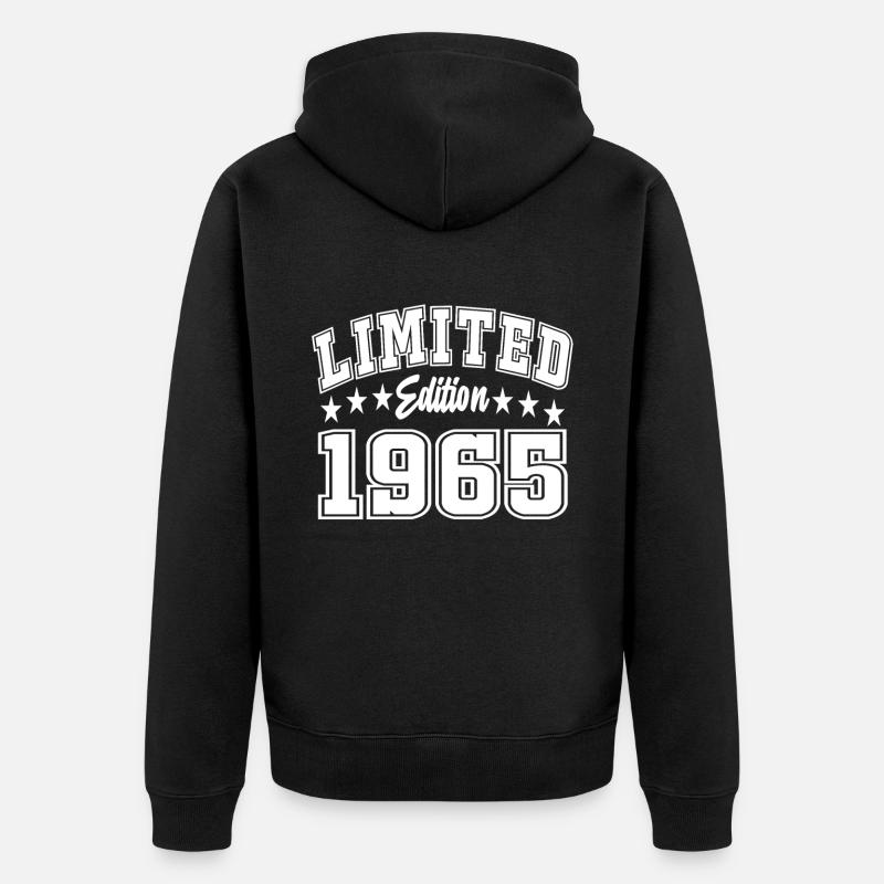 Édition limitée 1965 - Veste à capuche bio Premium Unisexe - noir
