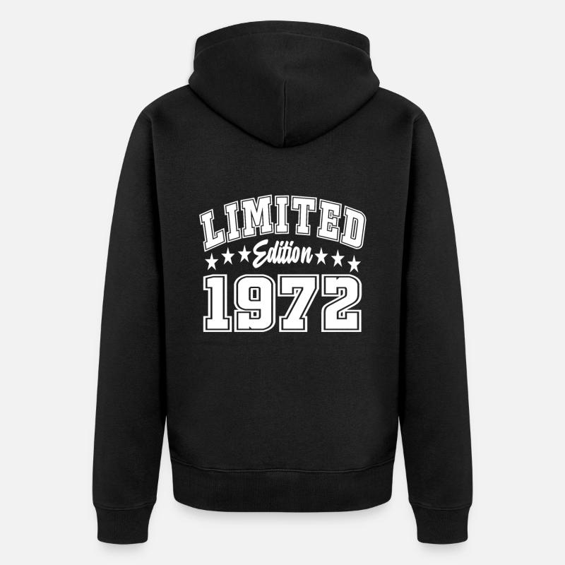 Édition limitée 1972 - Veste à capuche bio Premium Unisexe - noir