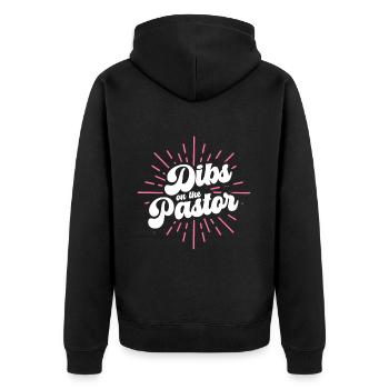 Pasteur Femme Jésus Appréciation de l’Église Chrétienne - Veste à capuche bio Premium Unisexe - noir - Dos - Nico (187cm)