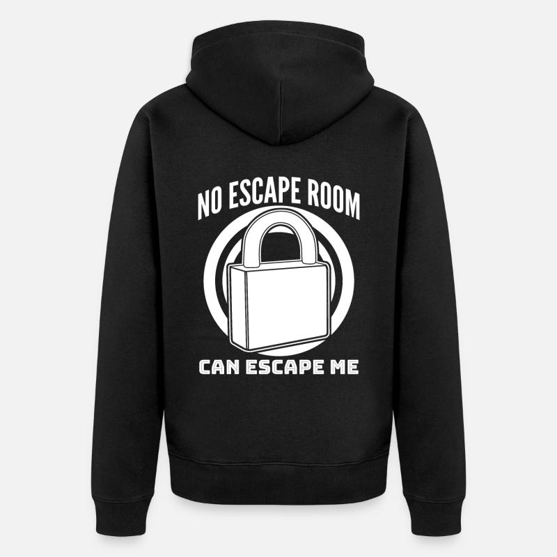 Jeu d’évasion Escape Room Joke - Veste à capuche bio Premium Unisexe - noir