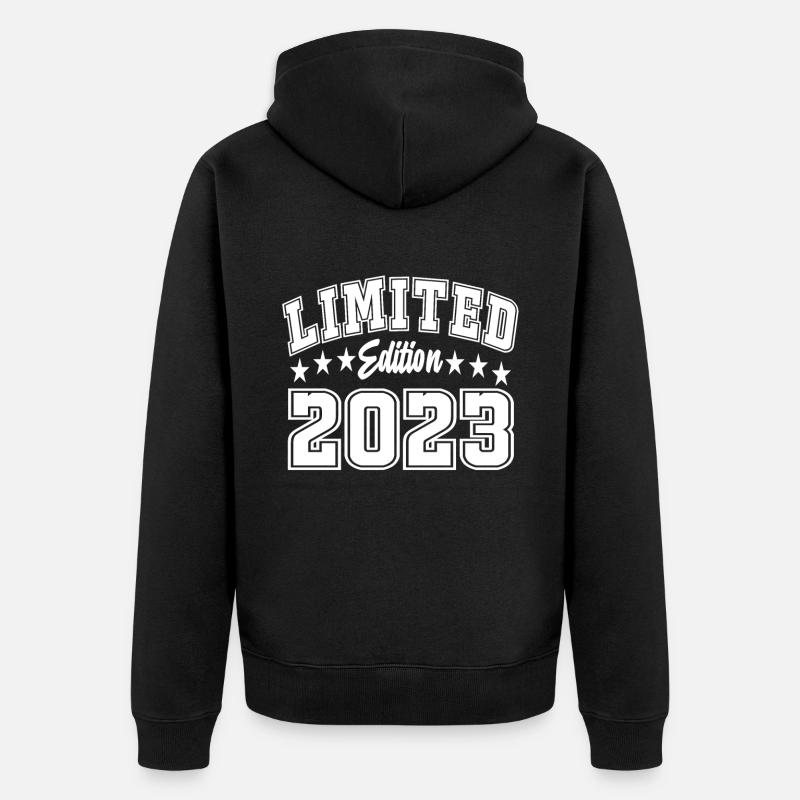 Édition limitée 2023 - Veste à capuche bio Premium Unisexe - noir