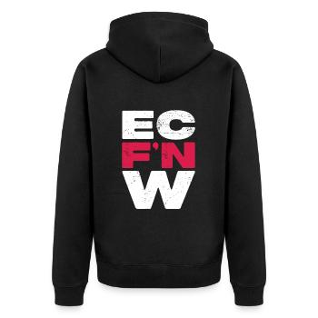 Lutteur lutteur Fight Wrestling Ringer cadeau - Veste à capuche bio Premium Unisexe - noir - Dos - Nico (187cm)