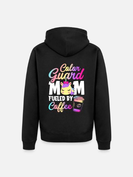 Weibliche Fahnenwache - Unisex Premium Bio Zip Hoodie - Schwarz