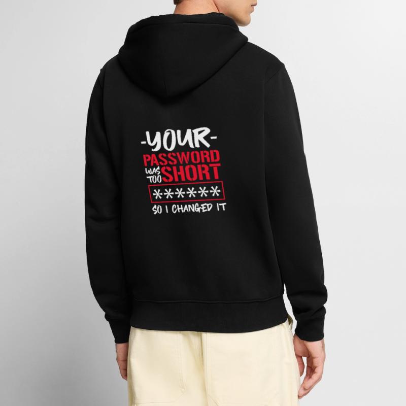 Hacker Coder Computer Hacking Gift Unisex Premium Organic Zip Hoodie