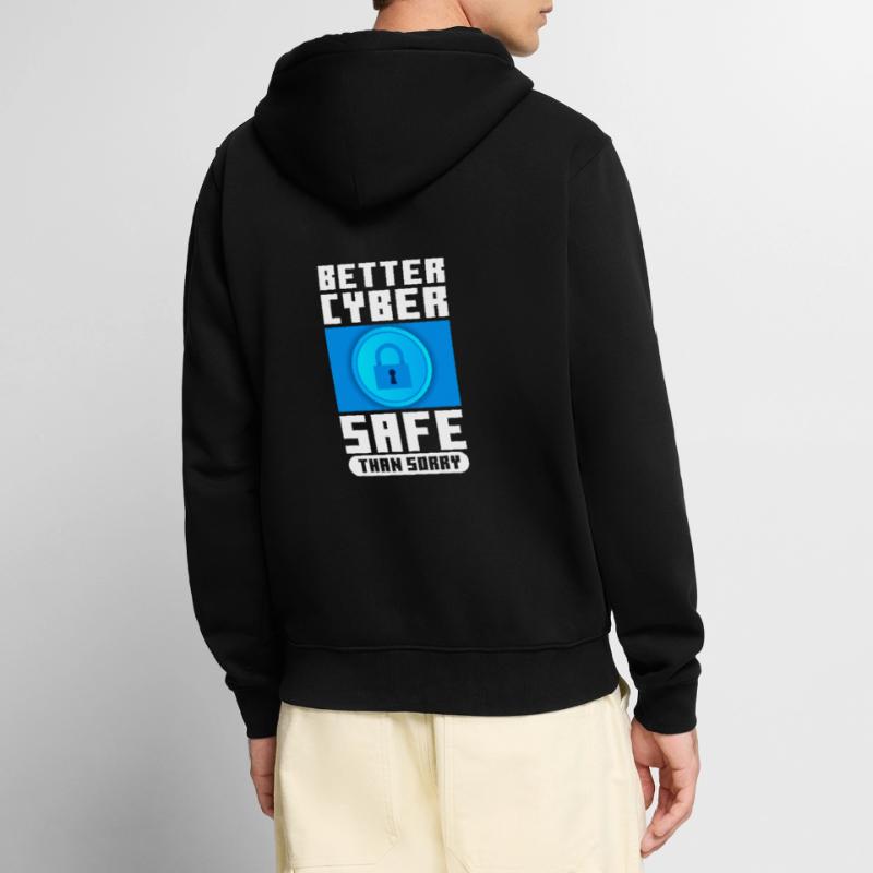 Hacker Coder Computer Hacking Gift Unisex Premium Organic Zip Hoodie