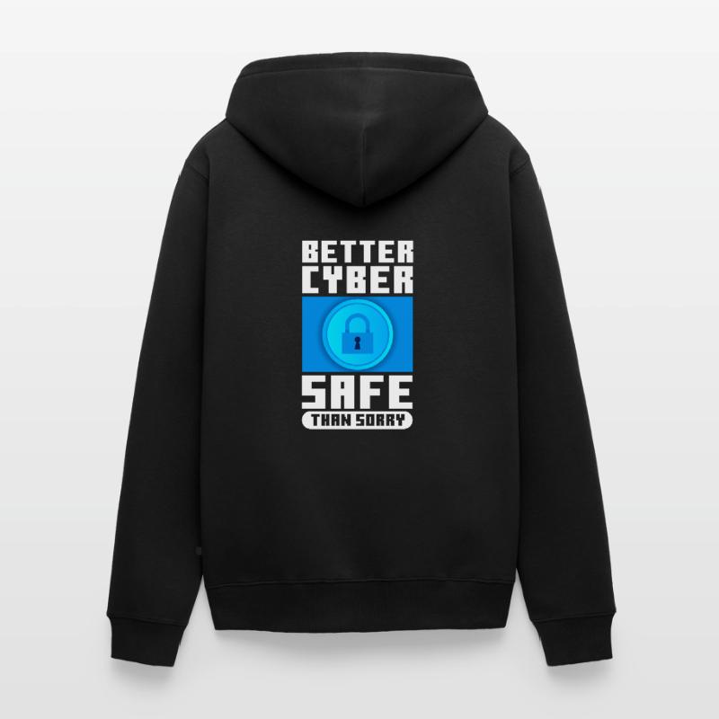 Hacker Coder Computer Hacking Gift Unisex Premium Organic Zip Hoodie
