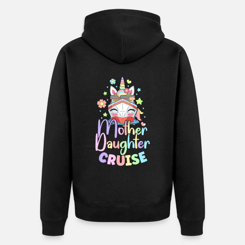 Vacances en croisière - Veste à capuche bio Premium Unisexe - noir