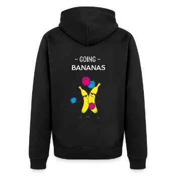 Going Banana Banana Escalade Fruits Costume de remplacement - Veste à capuche bio Premium Unisexe - noir - Dos - Nico (187cm)