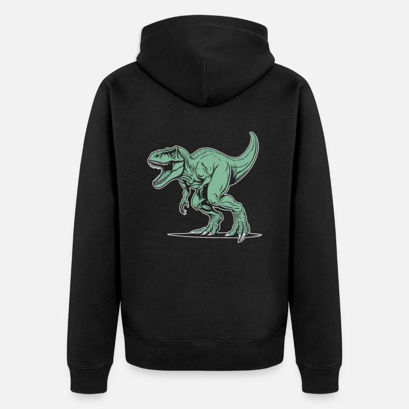 Trex T Rex Dino Grand - Veste à capuche bio Premium Unisexe - noir