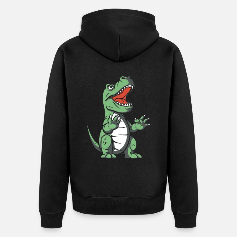 Trex T Rex Dino Cool - Veste à capuche bio Premium Unisexe - noir