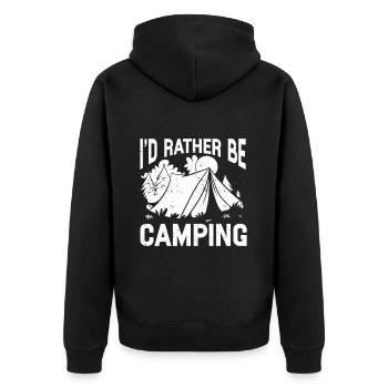Camping Cadeau Campfire Nature Camper - Veste à capuche bio Premium Unisexe - noir - Dos - Nico (187cm)