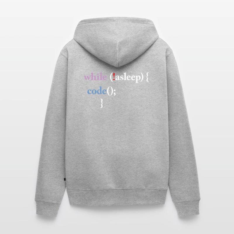 Programming Code Computer Science Funny Programmer Unisex Premium Bio Zip Hoodie