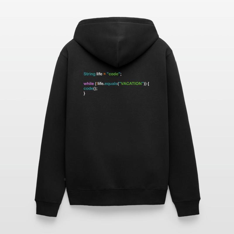 Funny Programmer Nerd Computer Science Programming Unisex Premium Bio Zip Hoodie