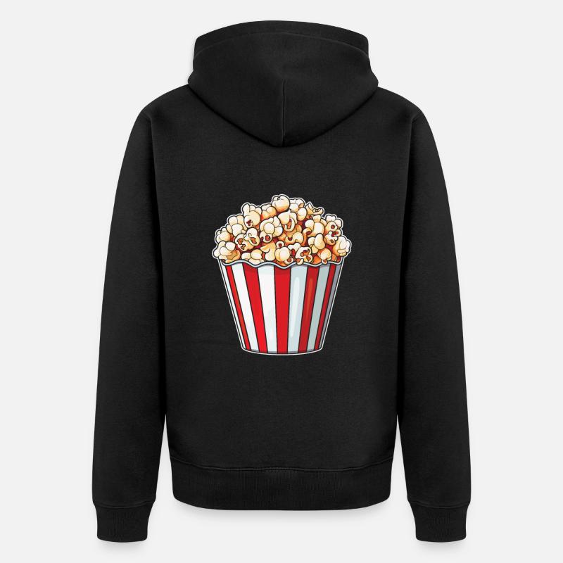 Pop-corn - Veste à capuche bio Premium Unisexe - noir
