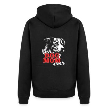 Meilleure maman de berger australien au monde - Veste à capuche bio Premium Unisexe - noir - Dos - Nico (187cm)