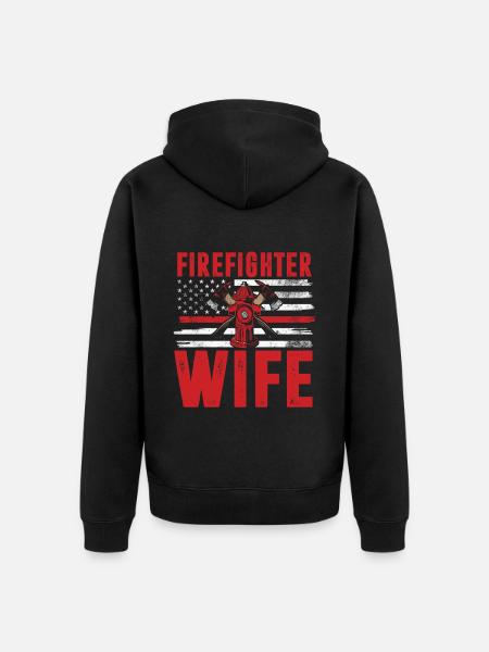 Firefighter Fire Crews ́ - Unisex Premium Organic Zip Hoodie - black