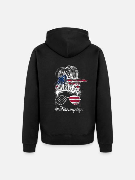 Firefighter Fire Crews ́ - Unisex Premium Organic Zip Hoodie - black