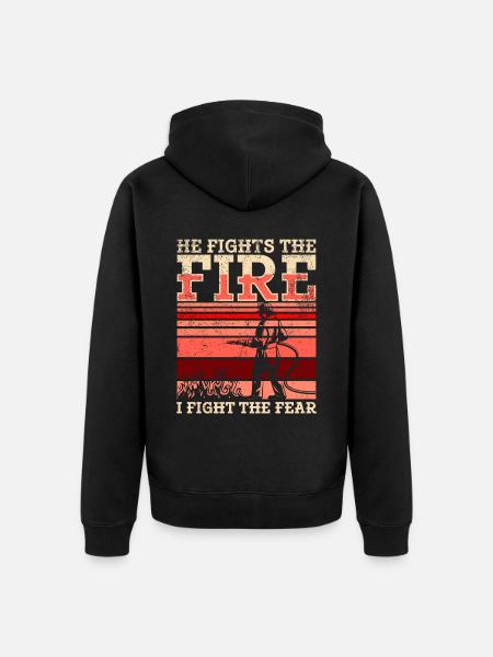 Firefighter Fire Crews ́ - Unisex Premium Organic Zip Hoodie - black