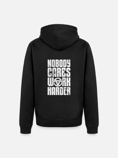 Bodybuilder - Unisex Premium Bio Zip Hoodie - Schwarz