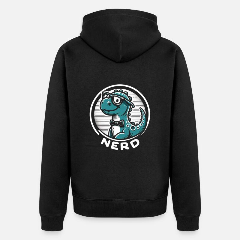 Nerd - Veste à capuche bio Premium Unisexe - noir
