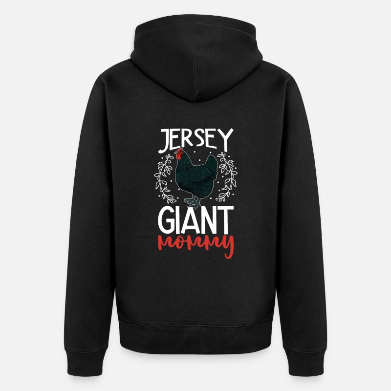 Jersey Géant Maman - Veste à capuche bio Premium Unisexe - noir