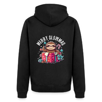 Bonnes nuits de farniente - Veste à capuche bio Premium Unisexe - noir - Dos - Nico (187cm)