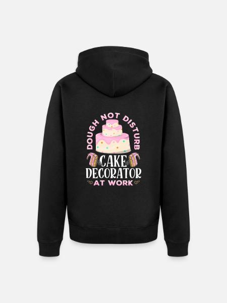Cupcake artiste cuisson - Veste à capuche bio Premium Unisexe - noir