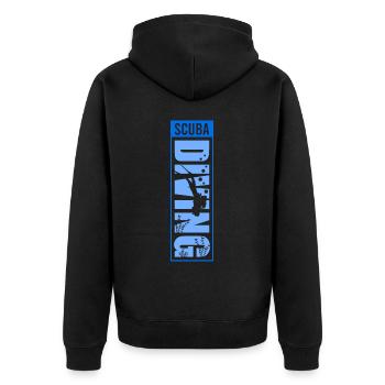 Plongée, Apnée Plongée, Apnée No Limit Apnée Apnée - Veste à capuche bio Premium Unisexe - noir - Dos - Nico (187cm)