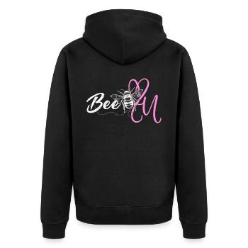 Soyez vous-même ! Confiance en soi, pensée positive, motivation - Veste à capuche bio Premium Unisexe - noir - Dos - Nico (187cm)